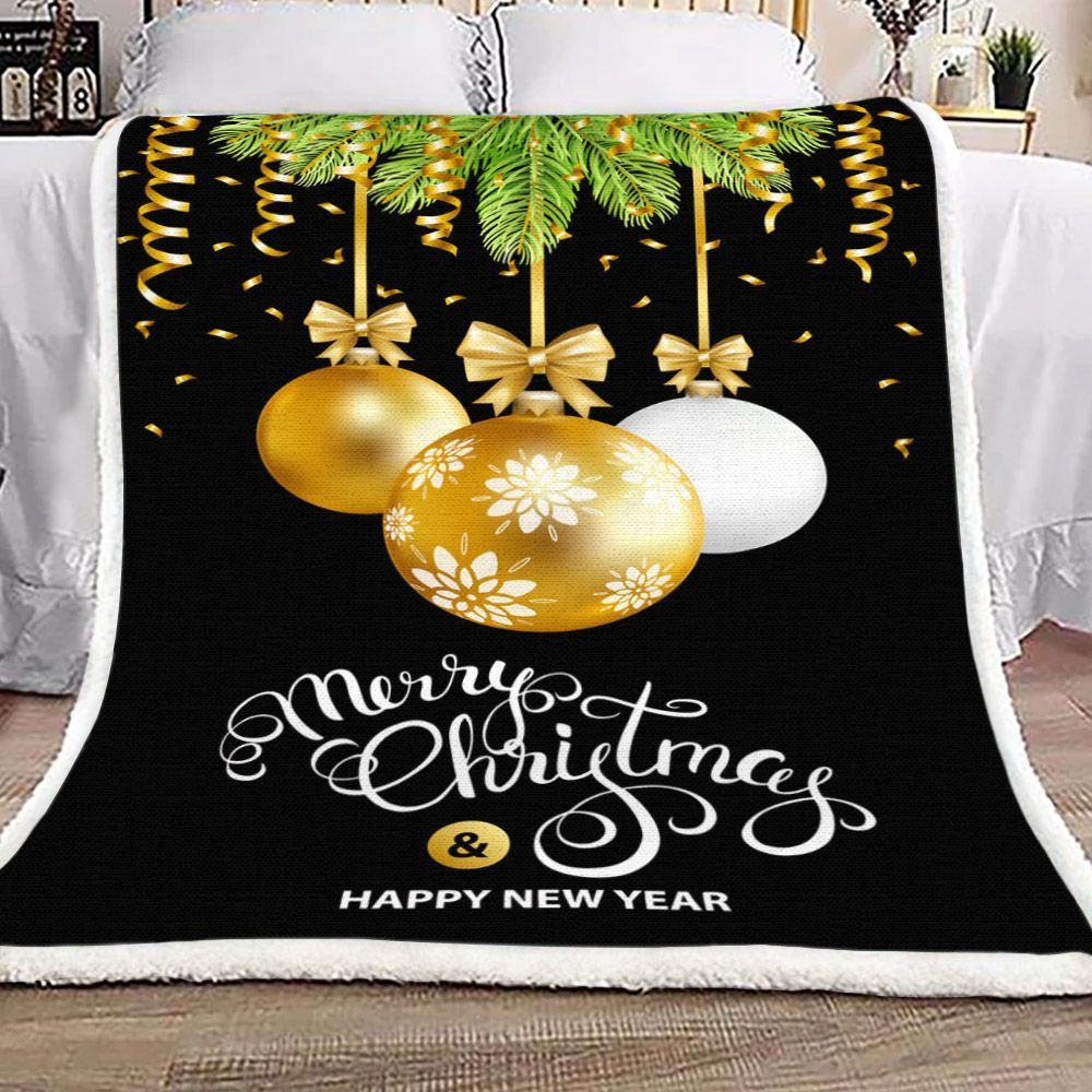 Christmas Sherpa Fleece Blanket