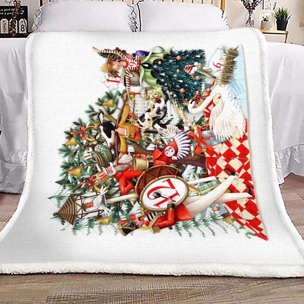 Christmas Sherpa Fleece Blanket