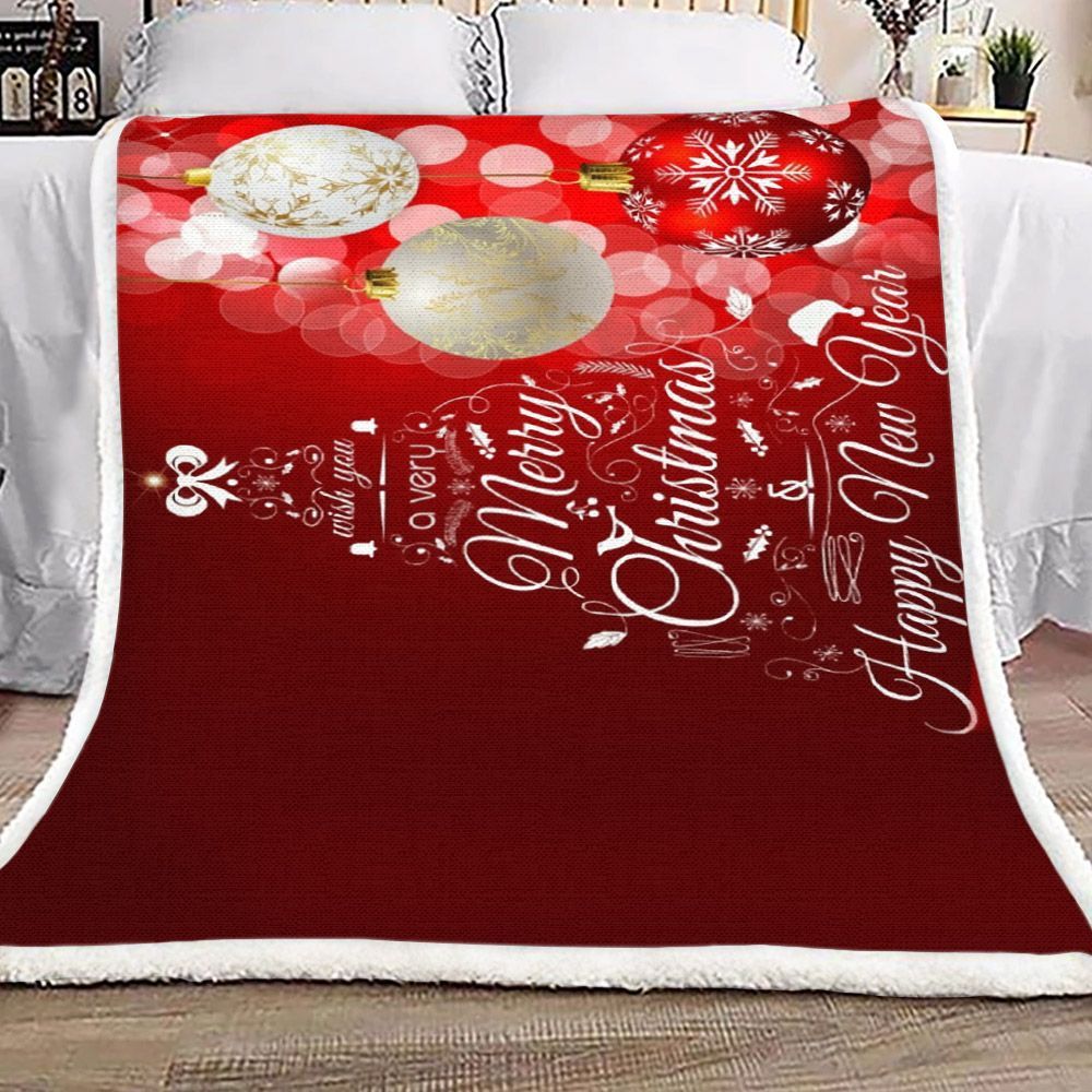 Christmas Sherpa Fleece Blanket