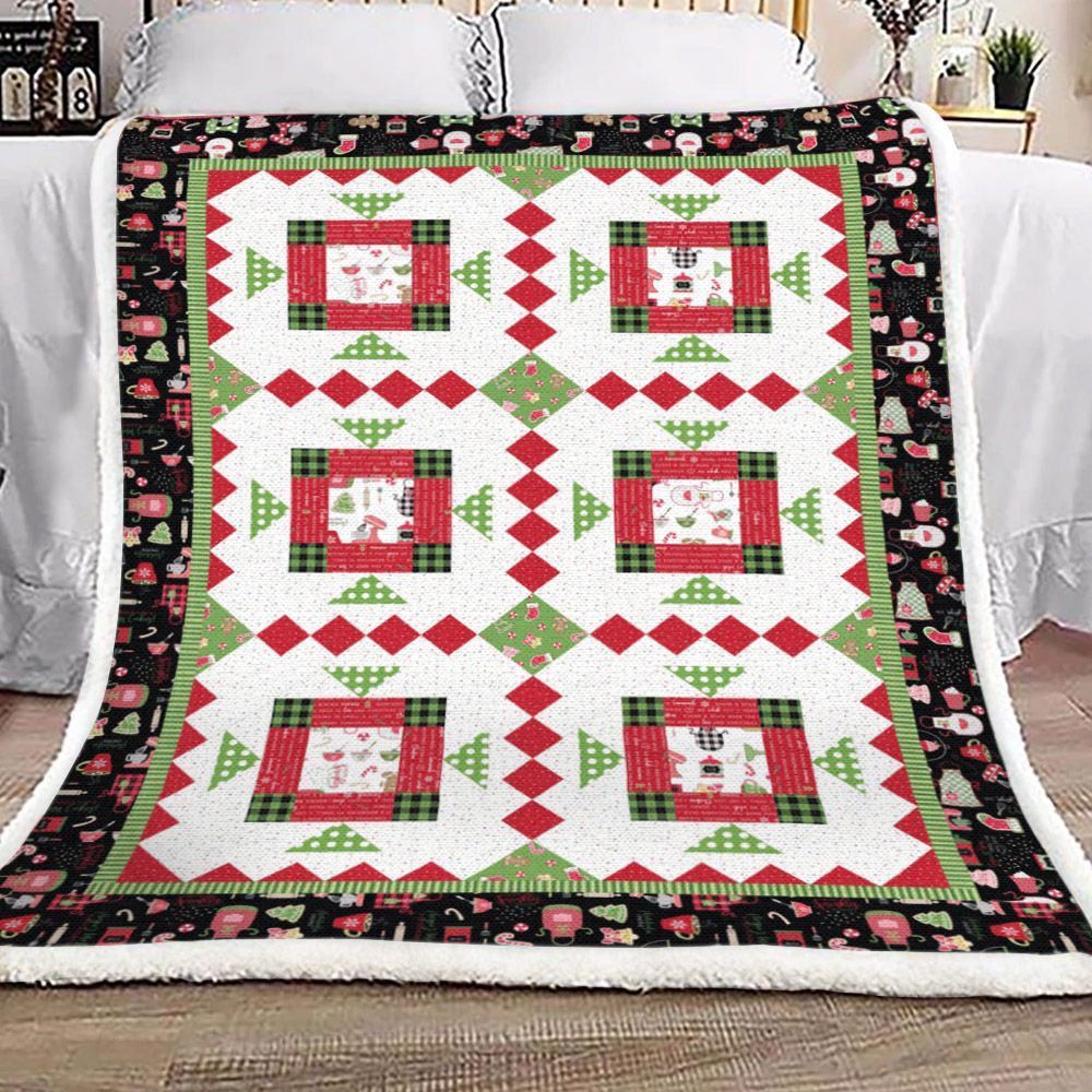 Christmas Sherpa Fleece Blanket