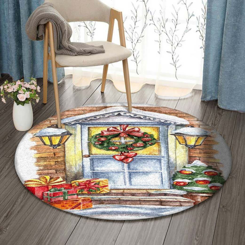 Christmas Round Carpet