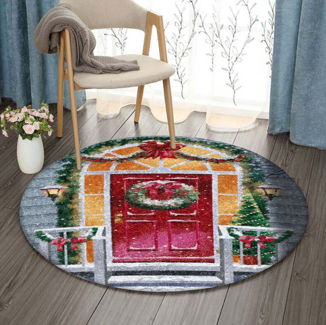 Christmas Round Carpet
