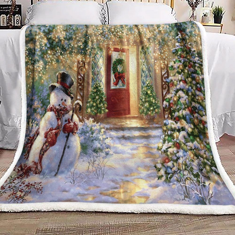 Christmas Sherpa Fleece Blanket