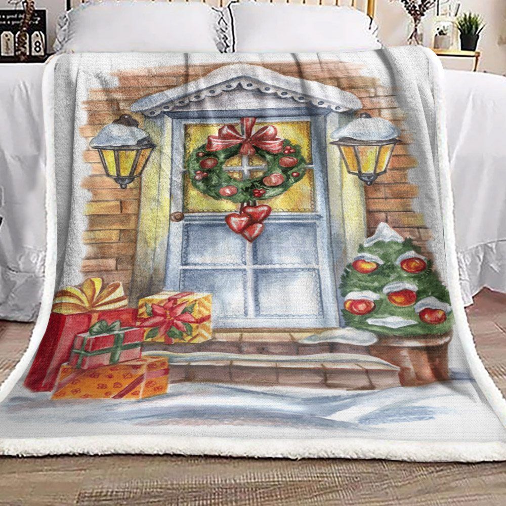 Christmas Sherpa Fleece Blanket