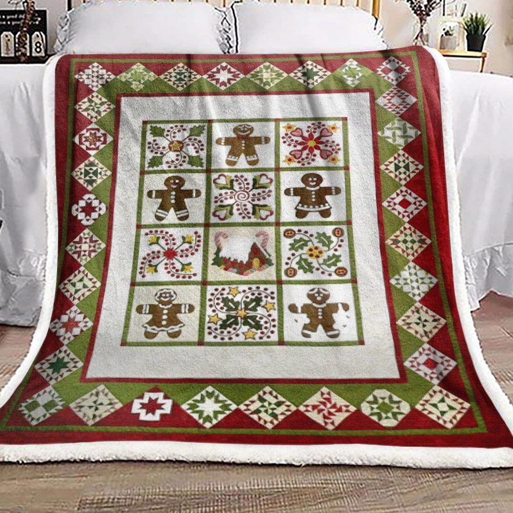 Christmas Sherpa Fleece Blanket