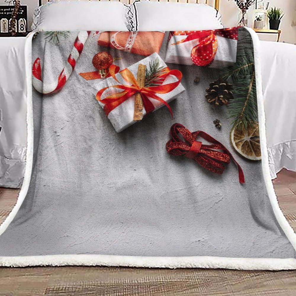 Christmas Sherpa Fleece Blanket