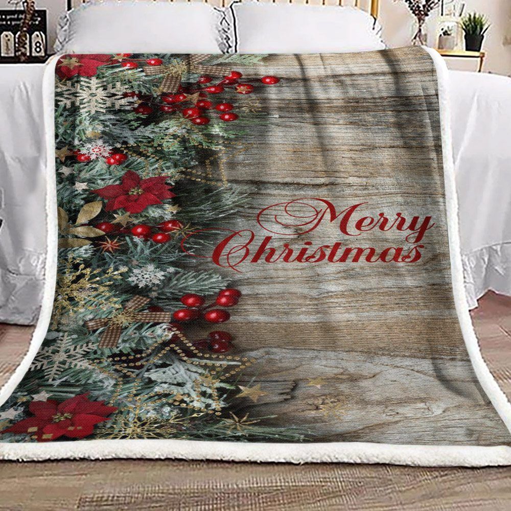 Christmas Sherpa Fleece Blanket