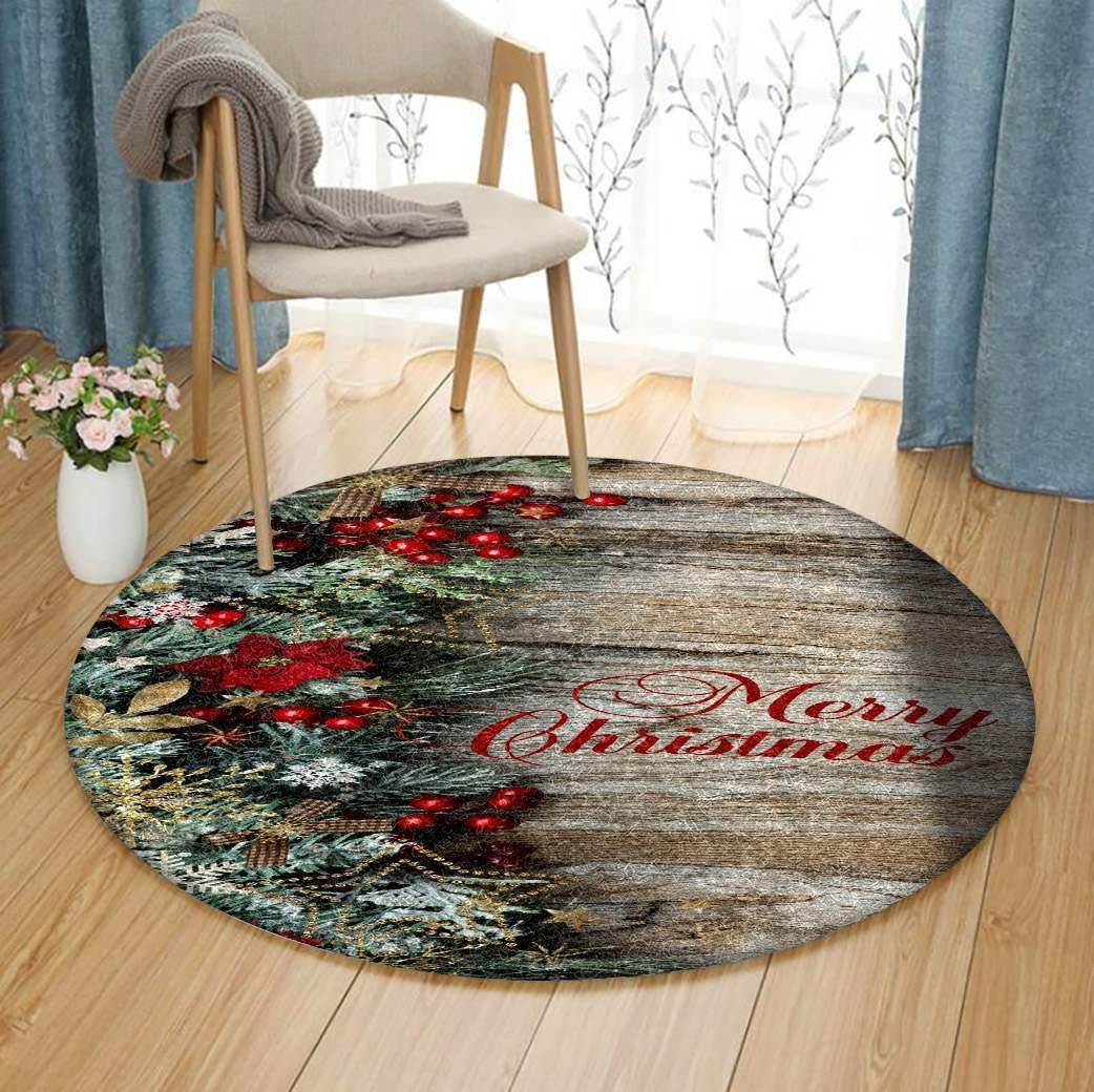 Christmas Round Carpet
