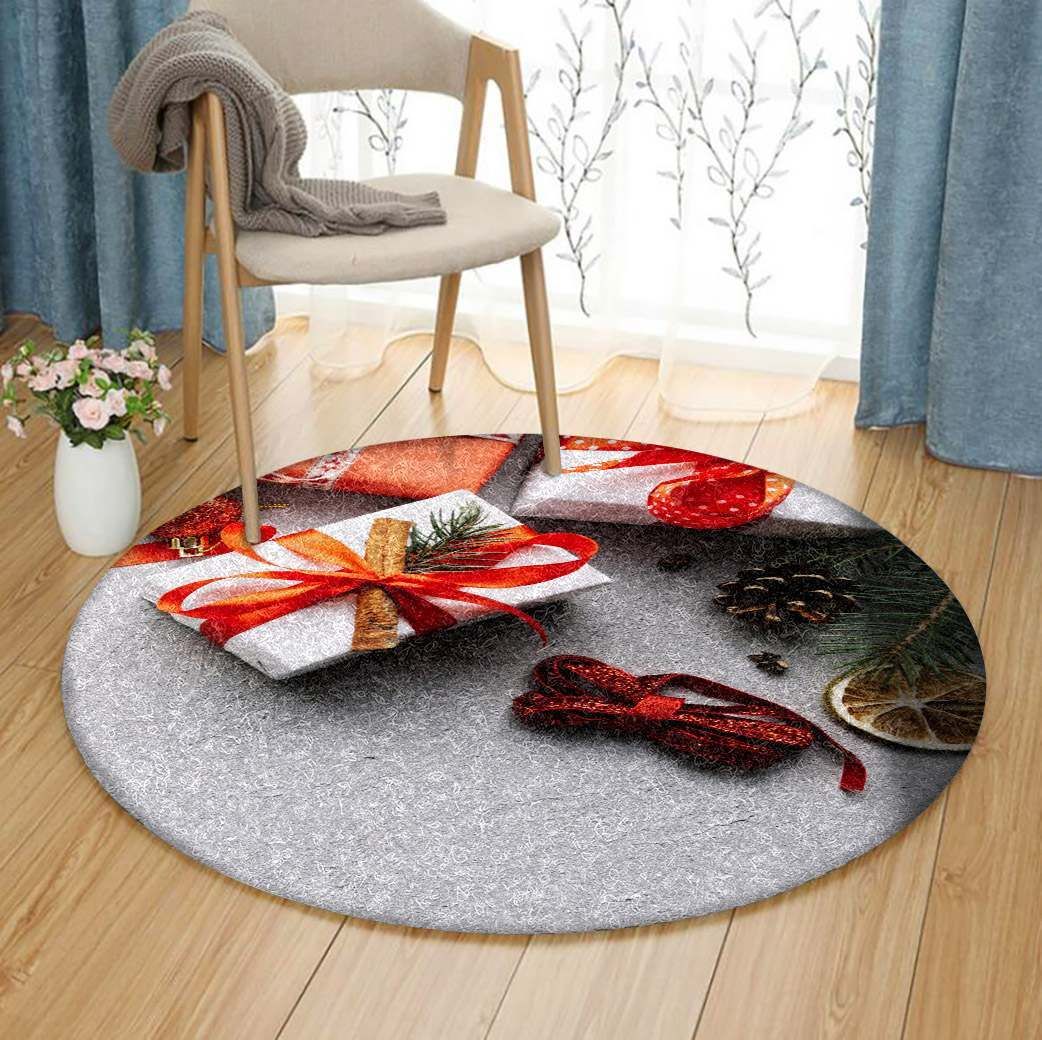 Christmas Round Carpet