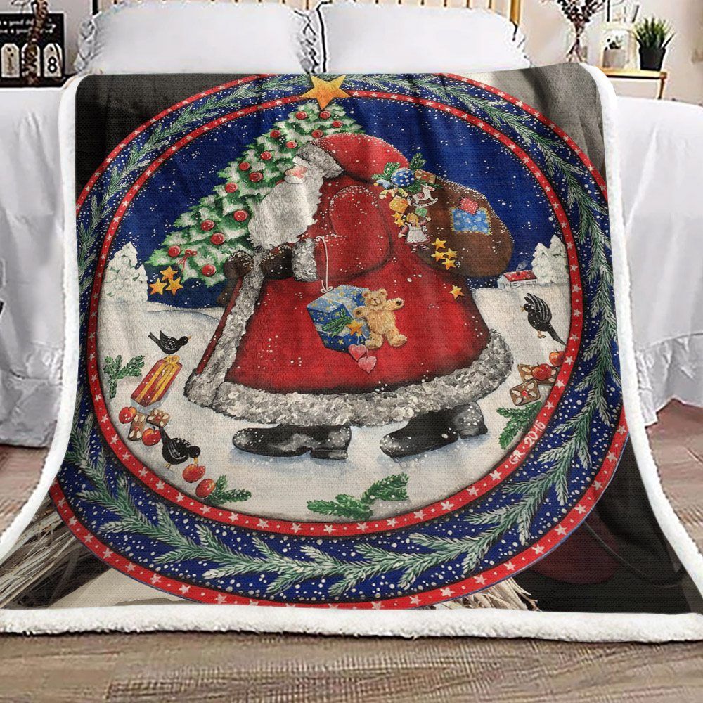 Christmas Sherpa Fleece Blanket
