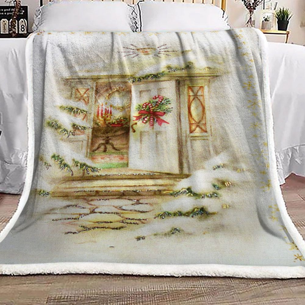 Christmas Sherpa Fleece Blanket