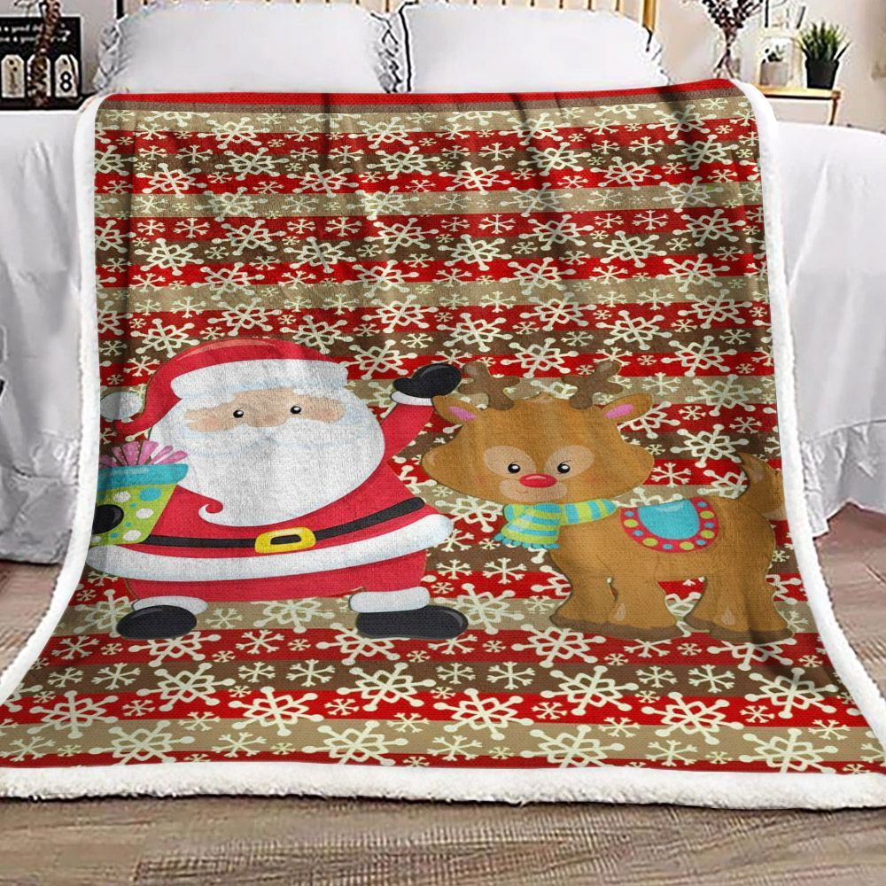 Christmas Sherpa Fleece Blanket