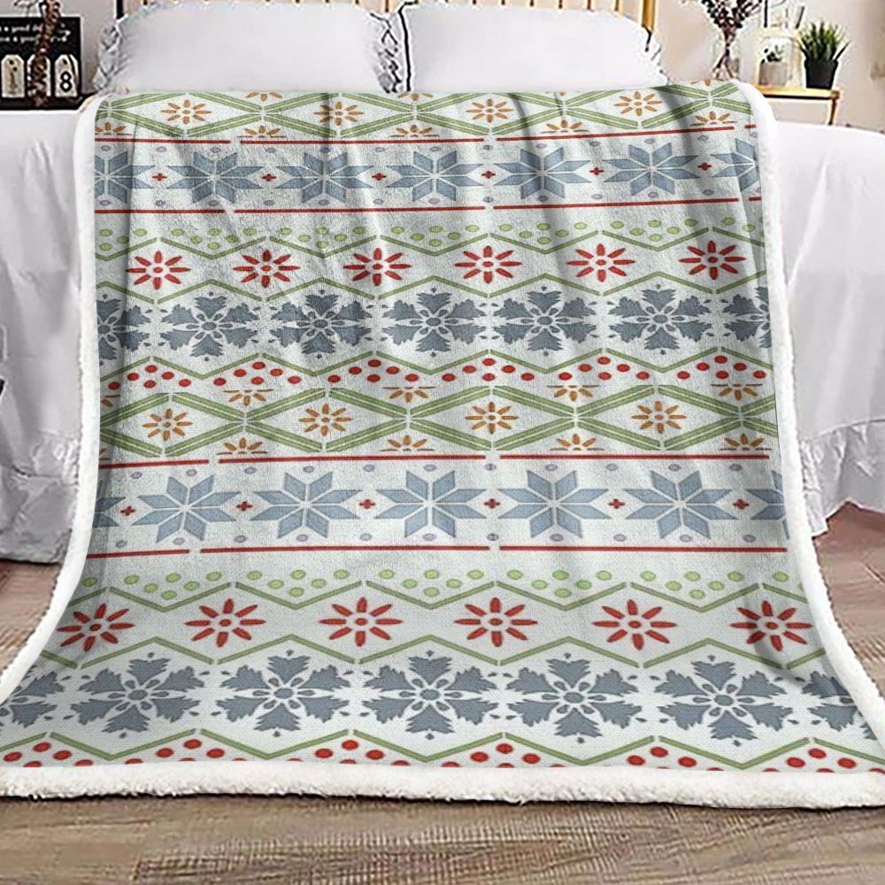 Christmas Sherpa Fleece Blanket