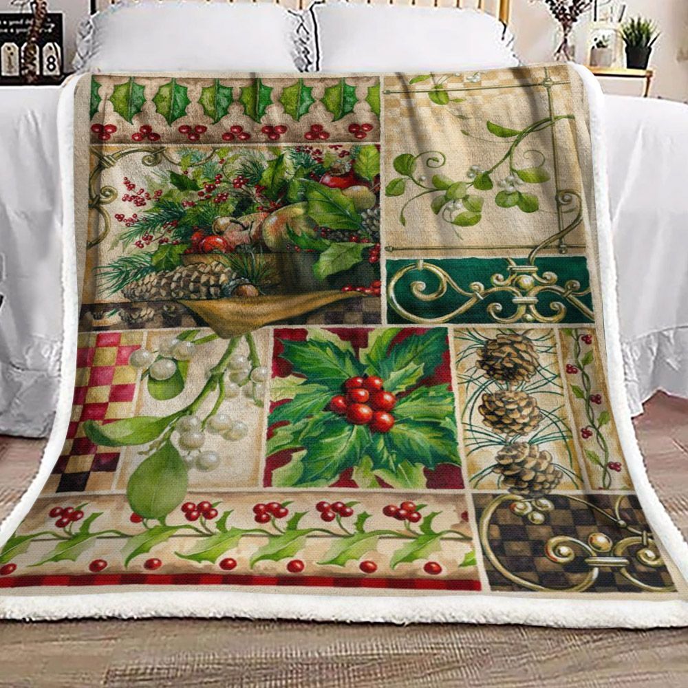Christmas Sherpa Fleece Blanket