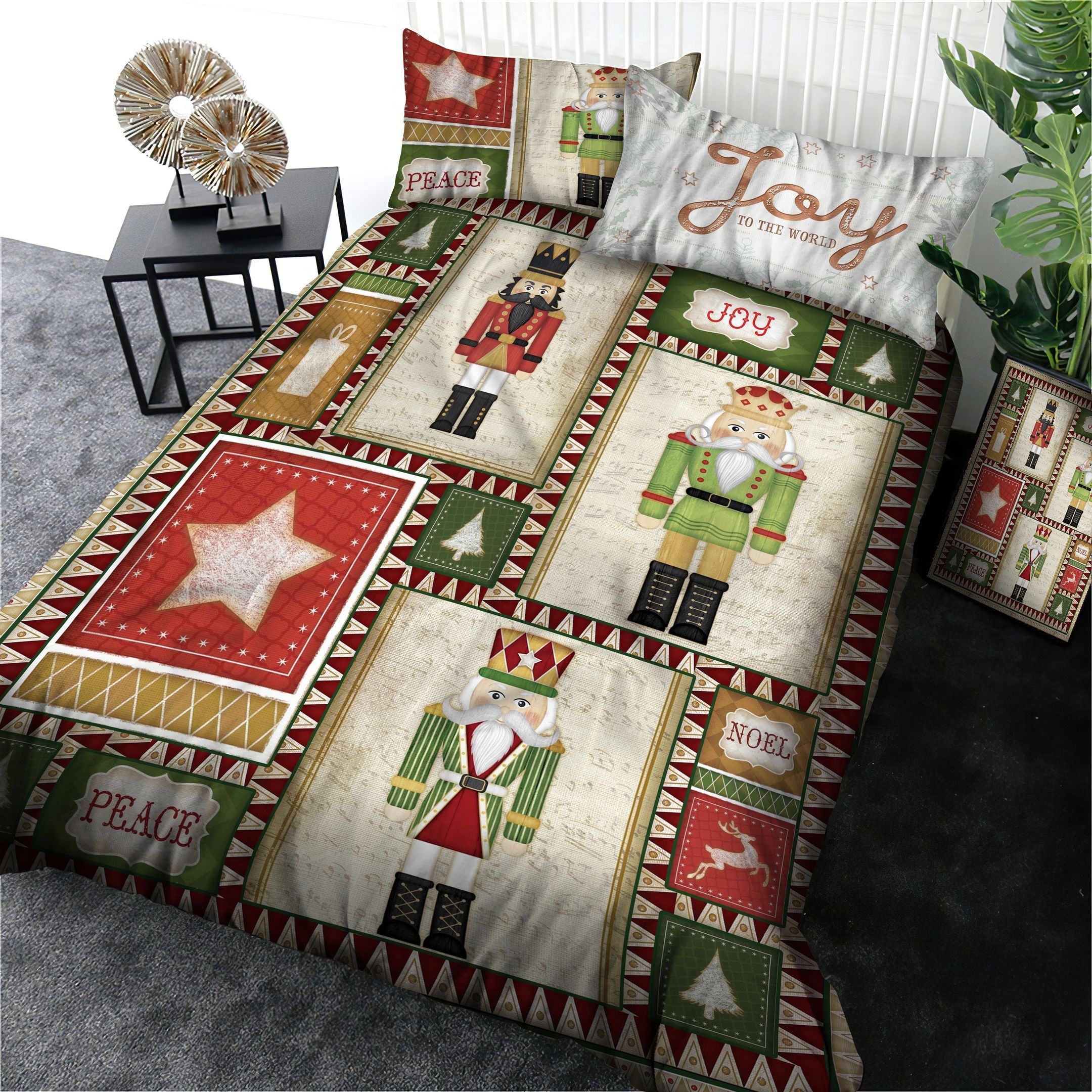 Christmas Nutcracker Bedding Set