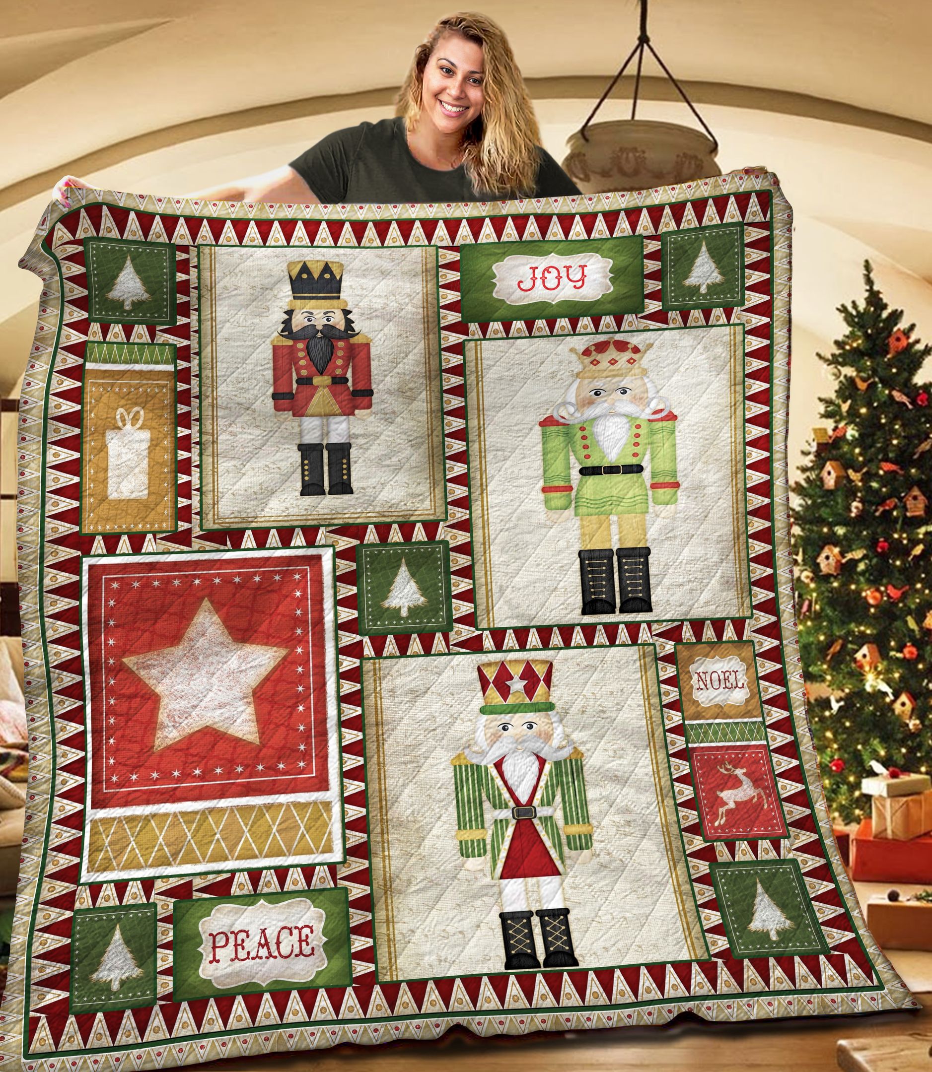 Christmas Nutcracker TNT191103NH Quilt Blanket