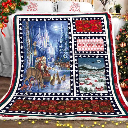 Christmas Party Fleece Blanket
