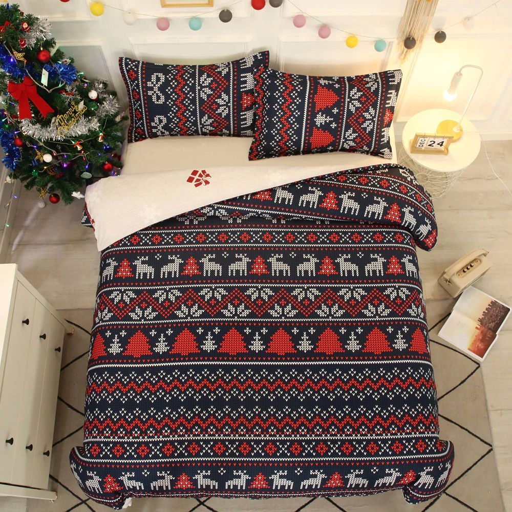 Christmas Pattern Bedding Set