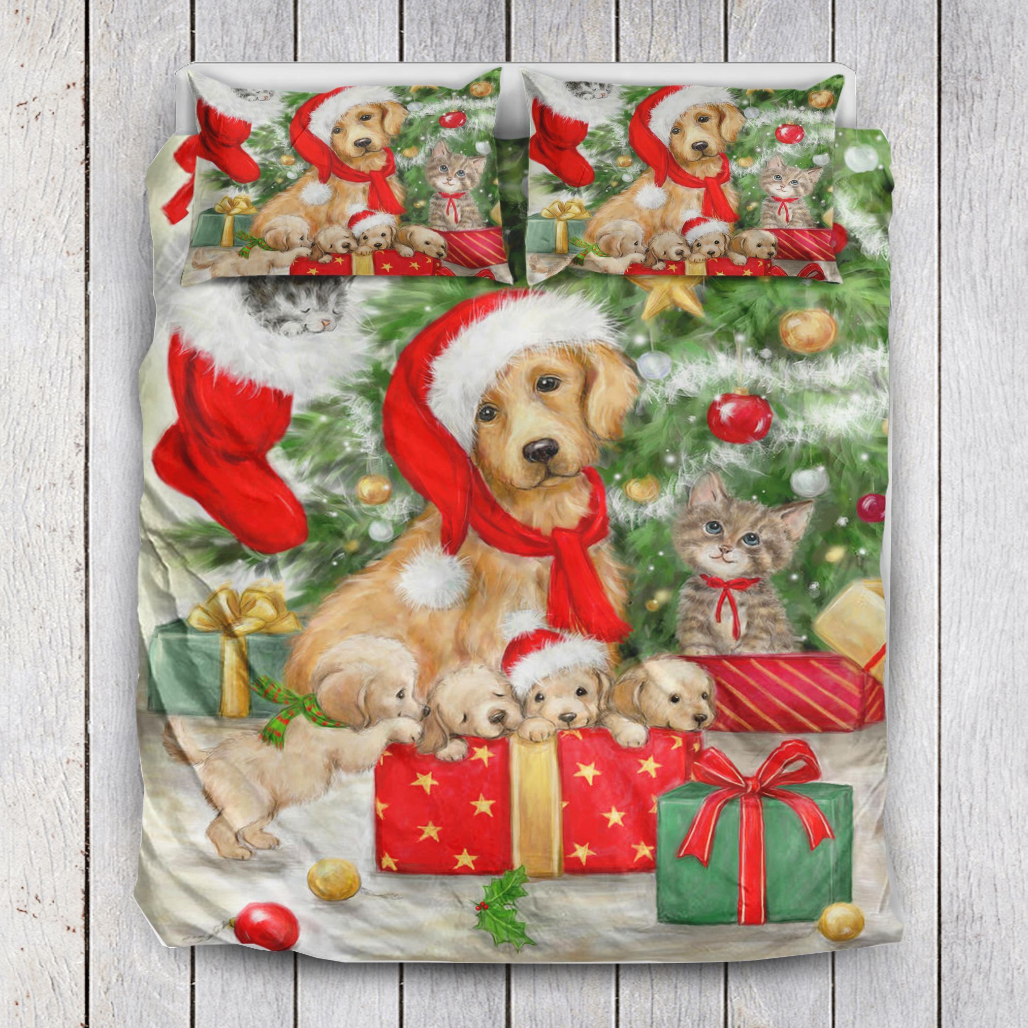 Christmas Presents Cute Bedding Set