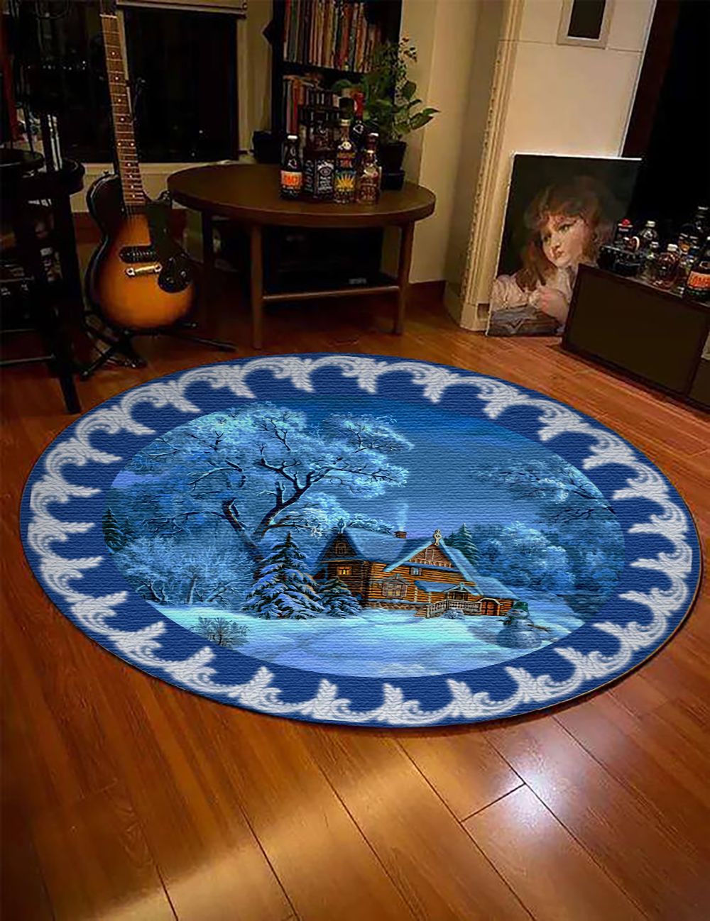 Christmas Round Carpet
