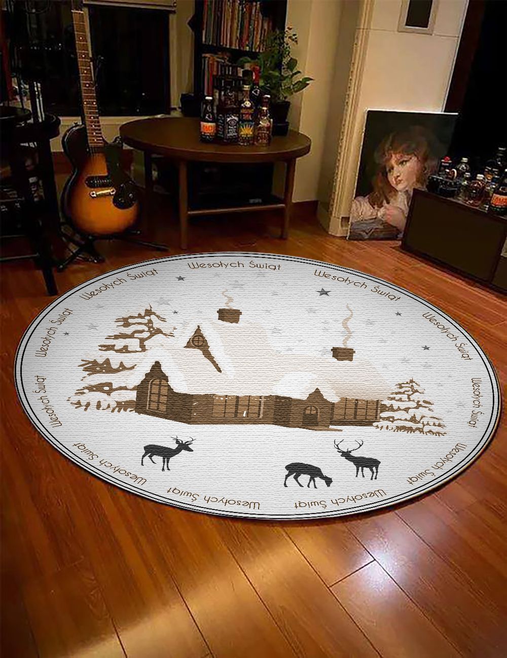 Christmas Round Carpet