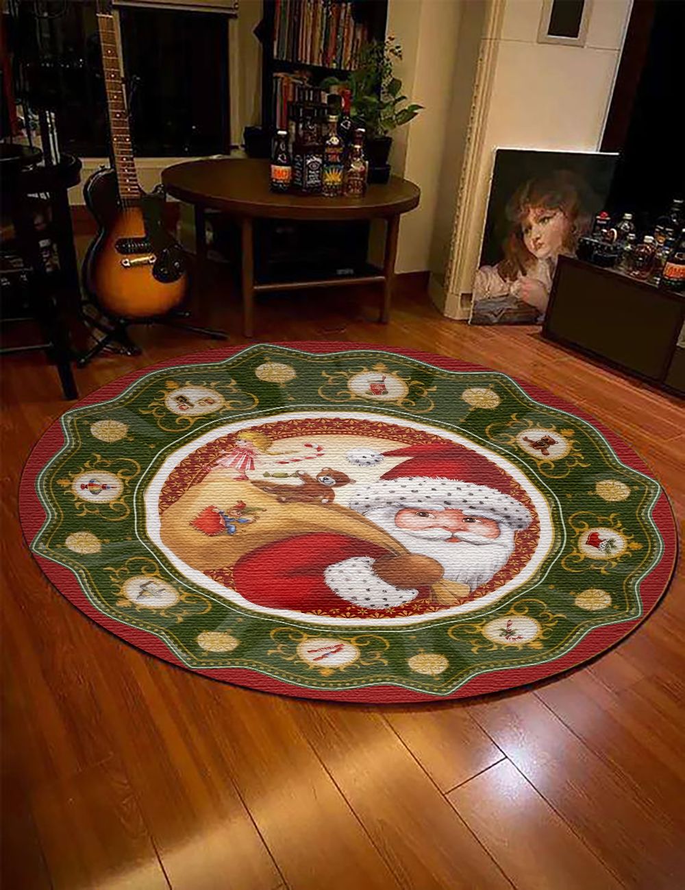 Christmas Round Carpet