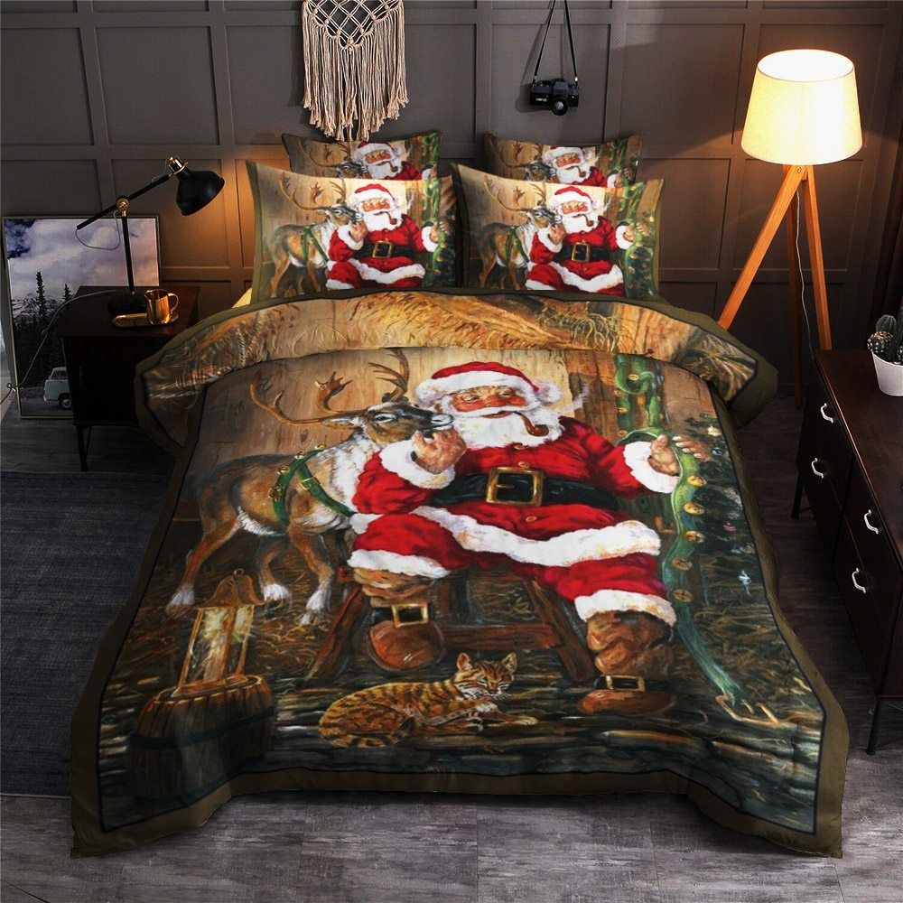 Christmas Santa Claus Bedding Set