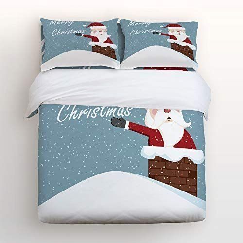 Christmas Santa Claus Bedding Set