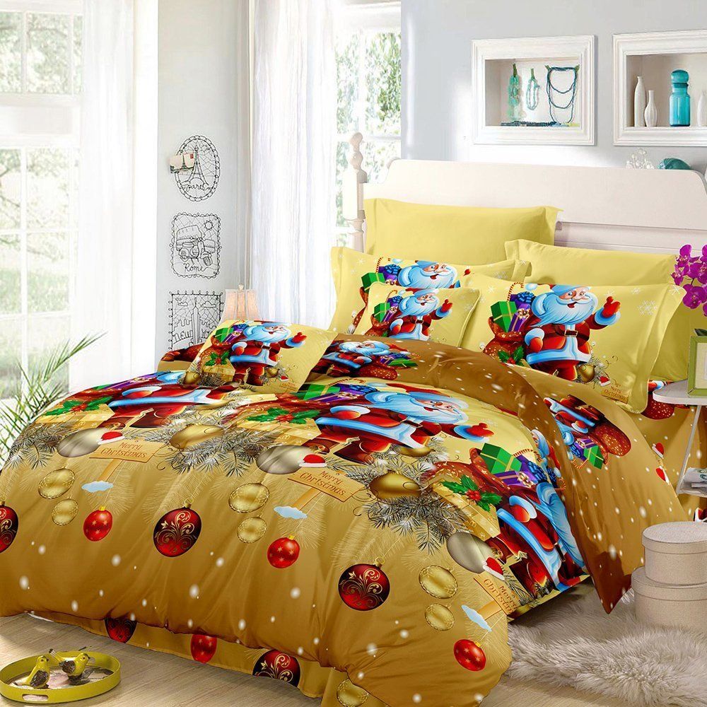 Christmas Santa Claus Bedding Set