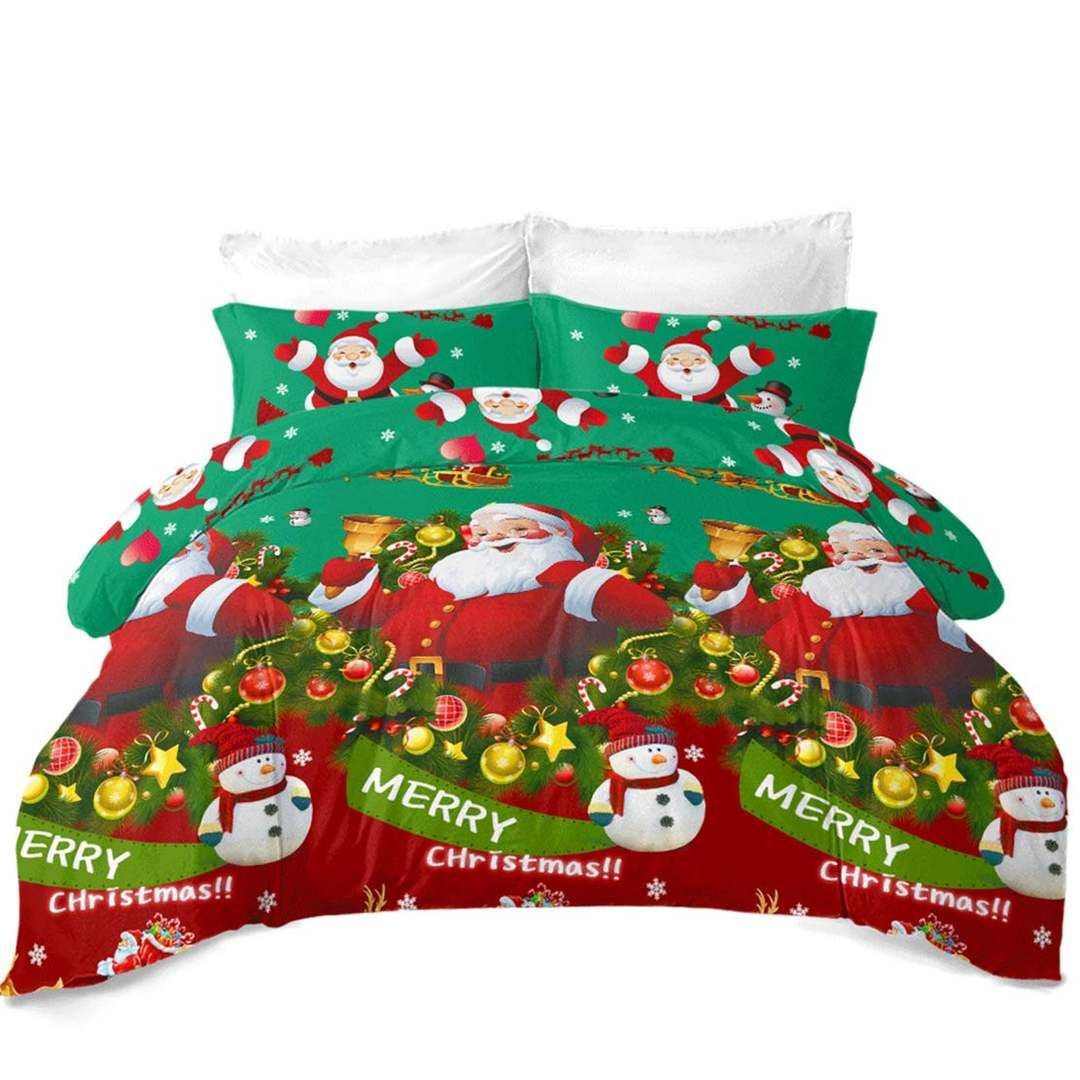Christmas Santa Claus Bedding Set