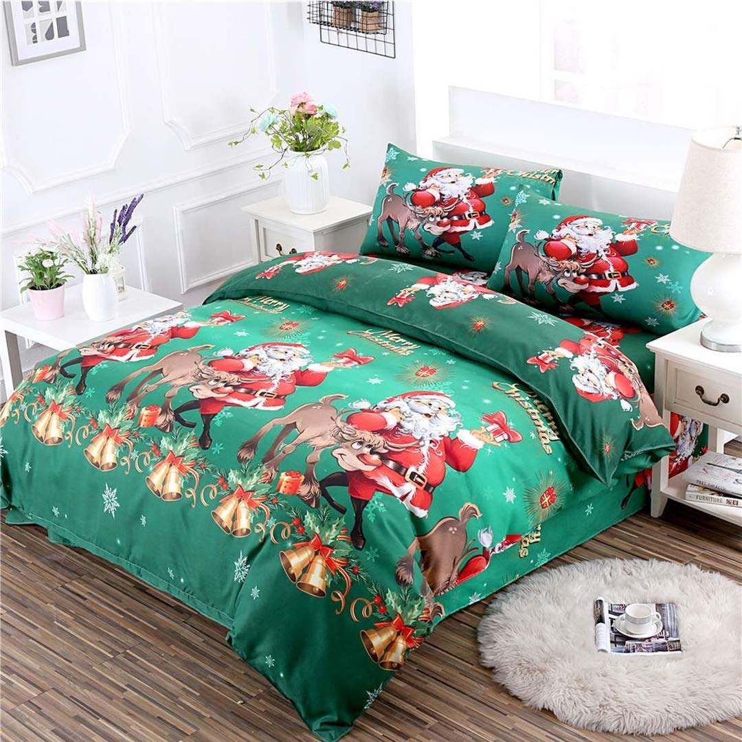 Christmas Santa Claus Bedding Set