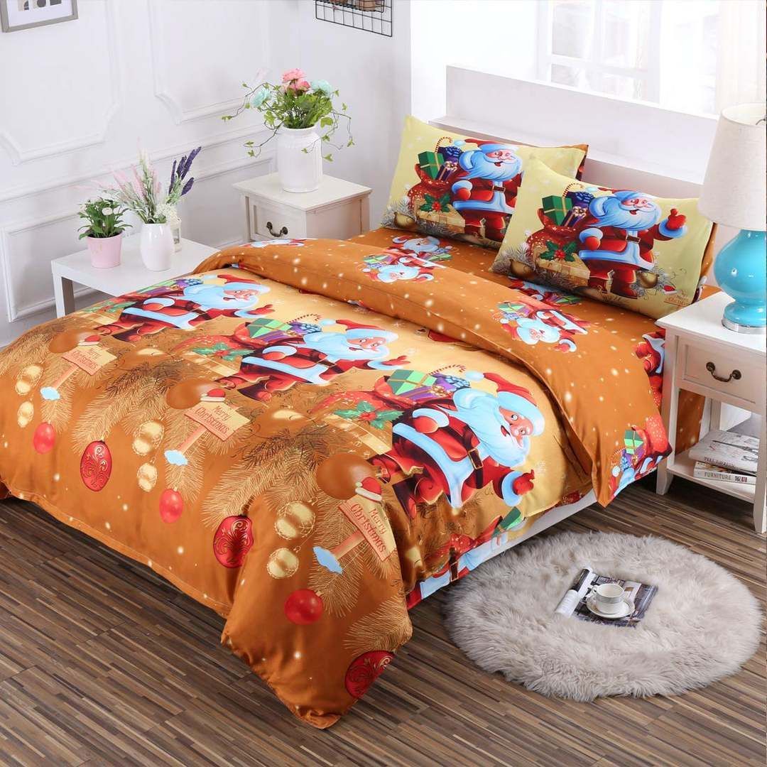 Christmas Santa Claus Bedding Set