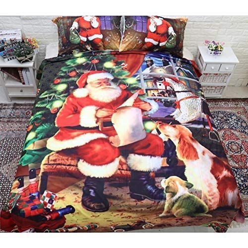 Christmas Santa Claus Dog Bedding Set