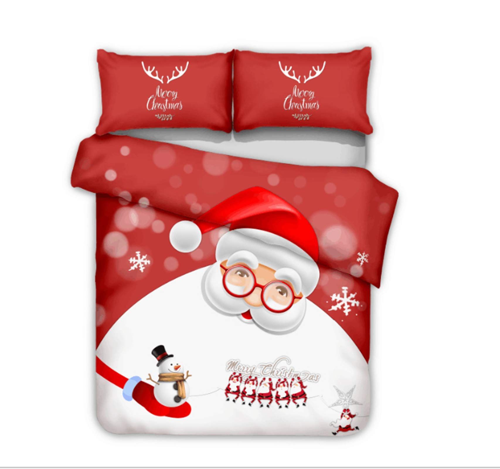 Christmas Santa Claus Bedding Set