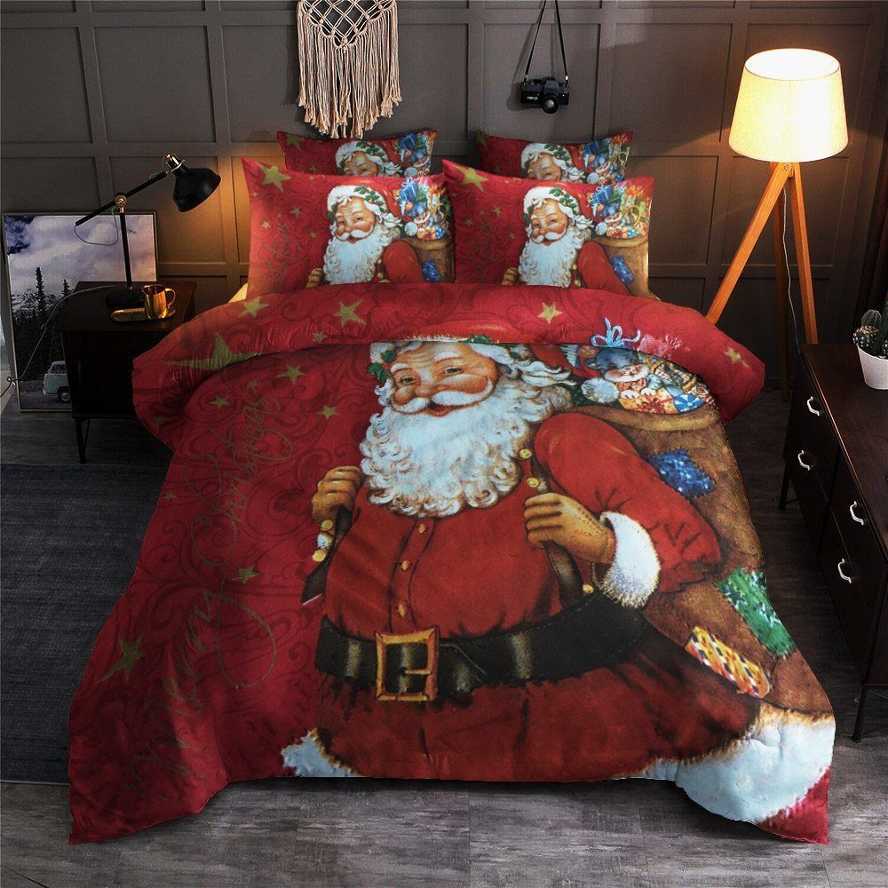 Christmas Santa Claus Bedding Set