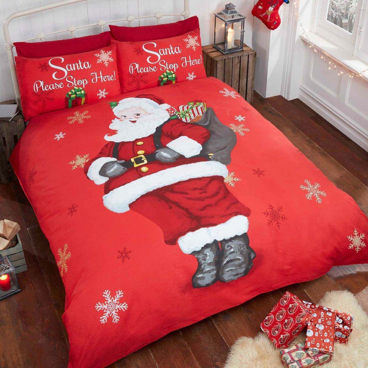 Christmas Santa Claus Bedding Set