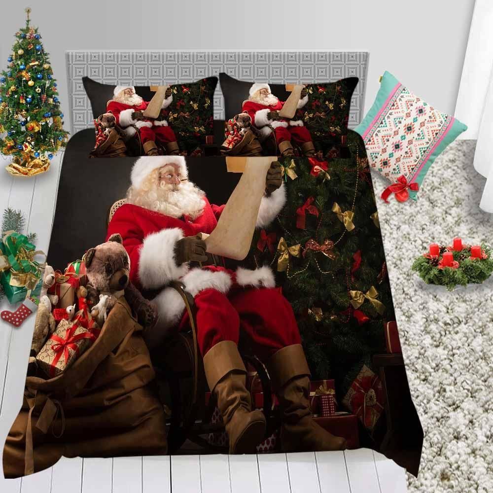 Christmas Santa Bedding Set