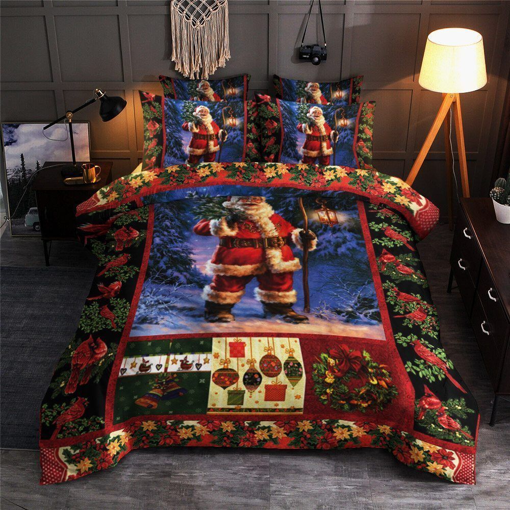 Christmas Santa Claus Bedding Set