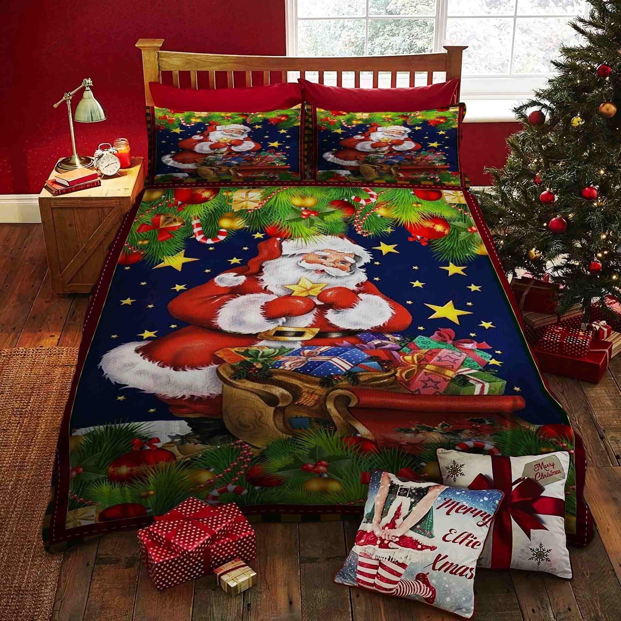 Christmas Santa Bedding Set