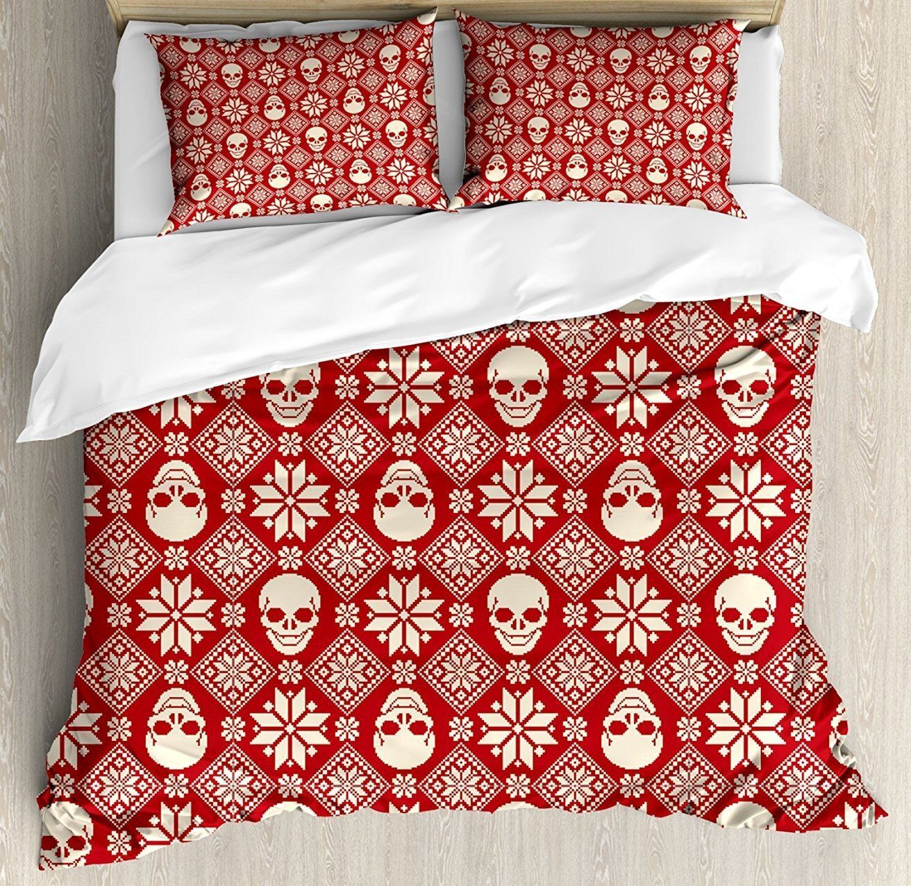Christmas Skull Bedding Set
