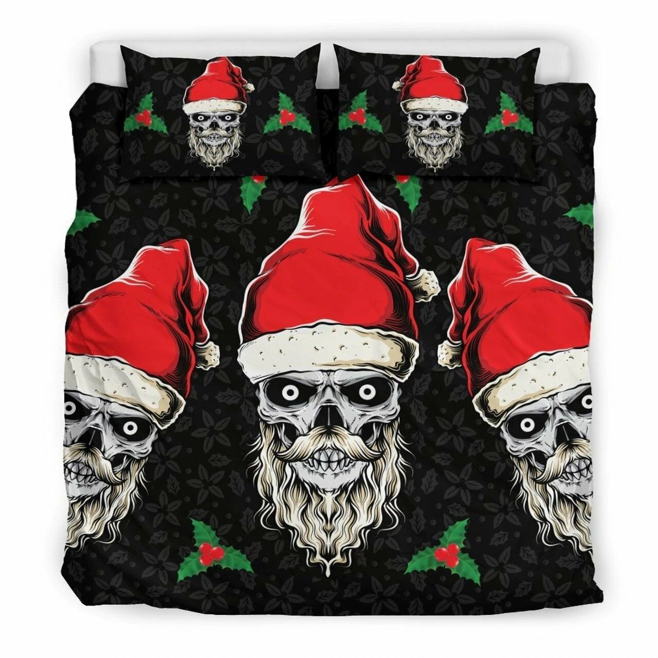 Christmas Skull Bedding Set