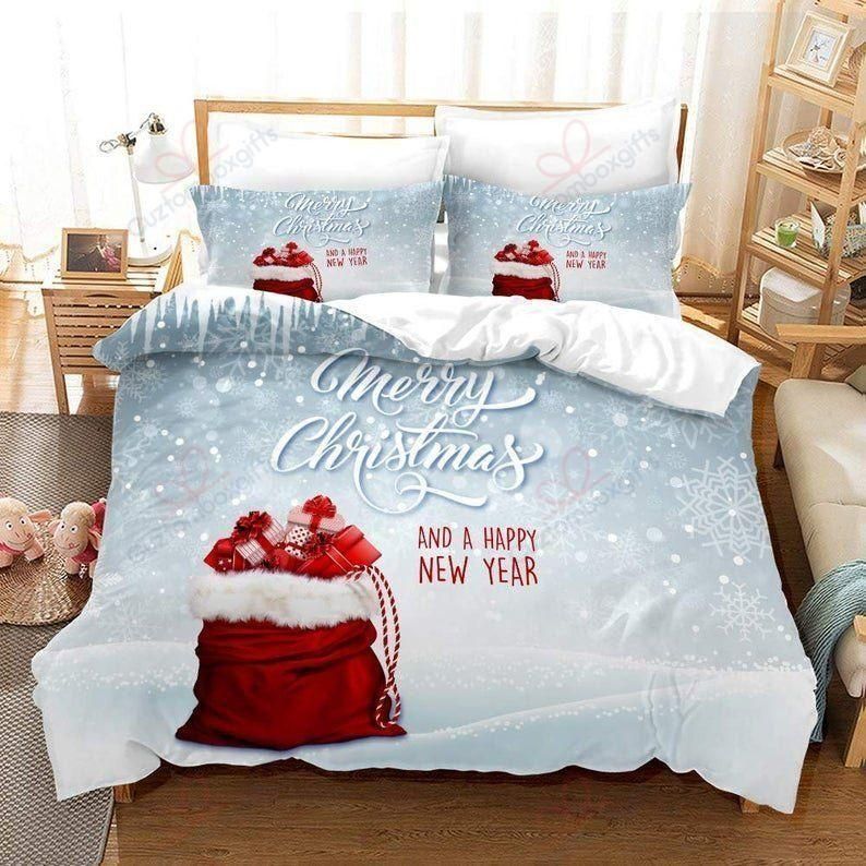 Christmas Snow Printed Bedding Set