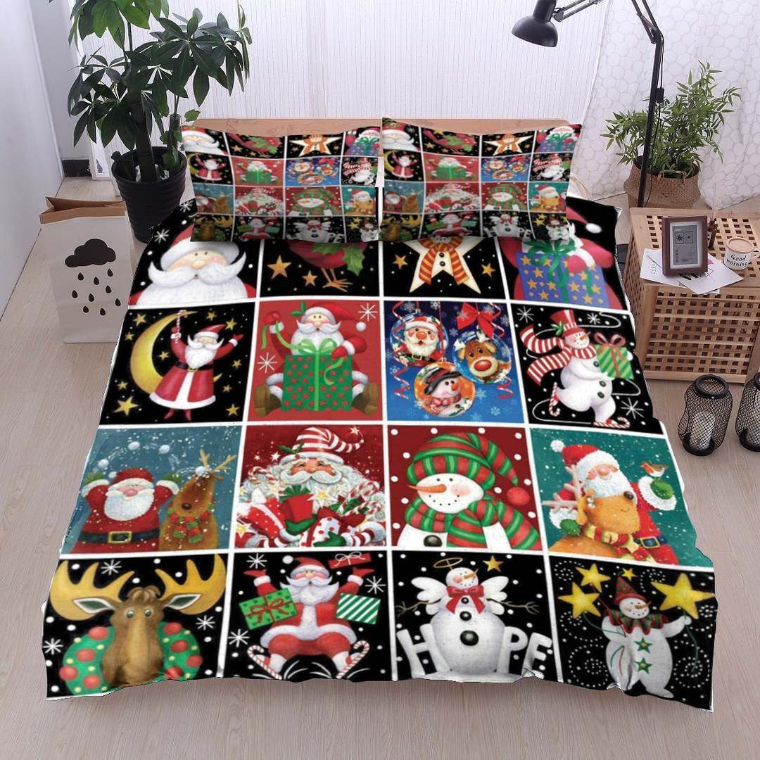 Christmas Snowman Bedding Set