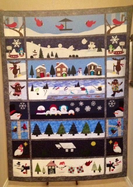 Christmas Snowman CLA0910139Q Quilt Blanket