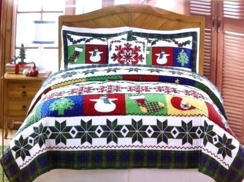 Christmas Snowman Bedding Set