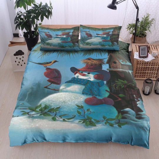 Christmas Snowman Bedding Set