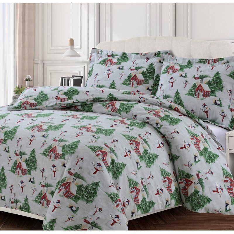 Christmas Snowman Bedding Set