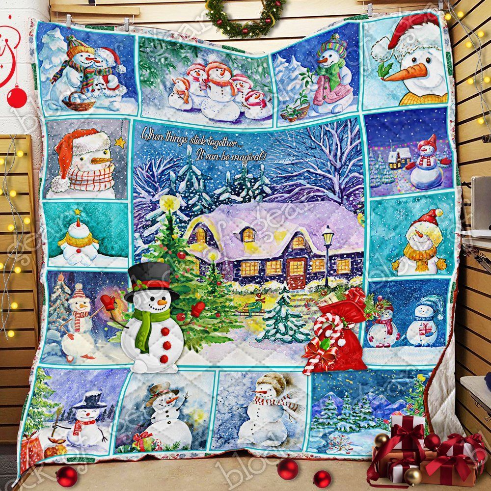 Christmas Snowman GS-CL-NT2810 Quilt Balnket