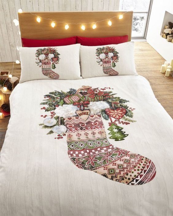 Christmas Sock Bedding Set