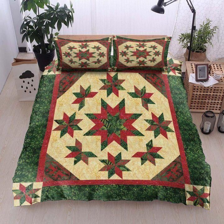Christmas Square Star Bedding Set